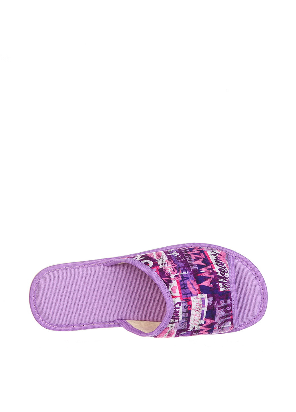 Фиолетовые тапочки ELIO с белой подошвой