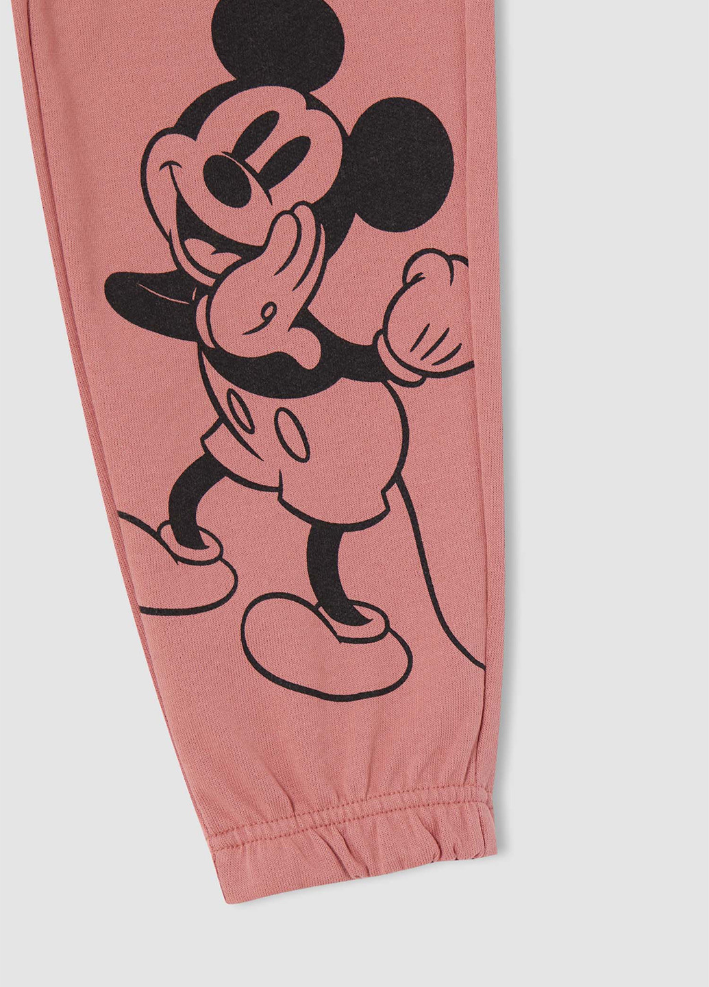 Штани Mickey & Minnie (Standard Characters) DeFacto Брюки завужені, джогери рожево-лілові спортивні трикотаж, поліестер