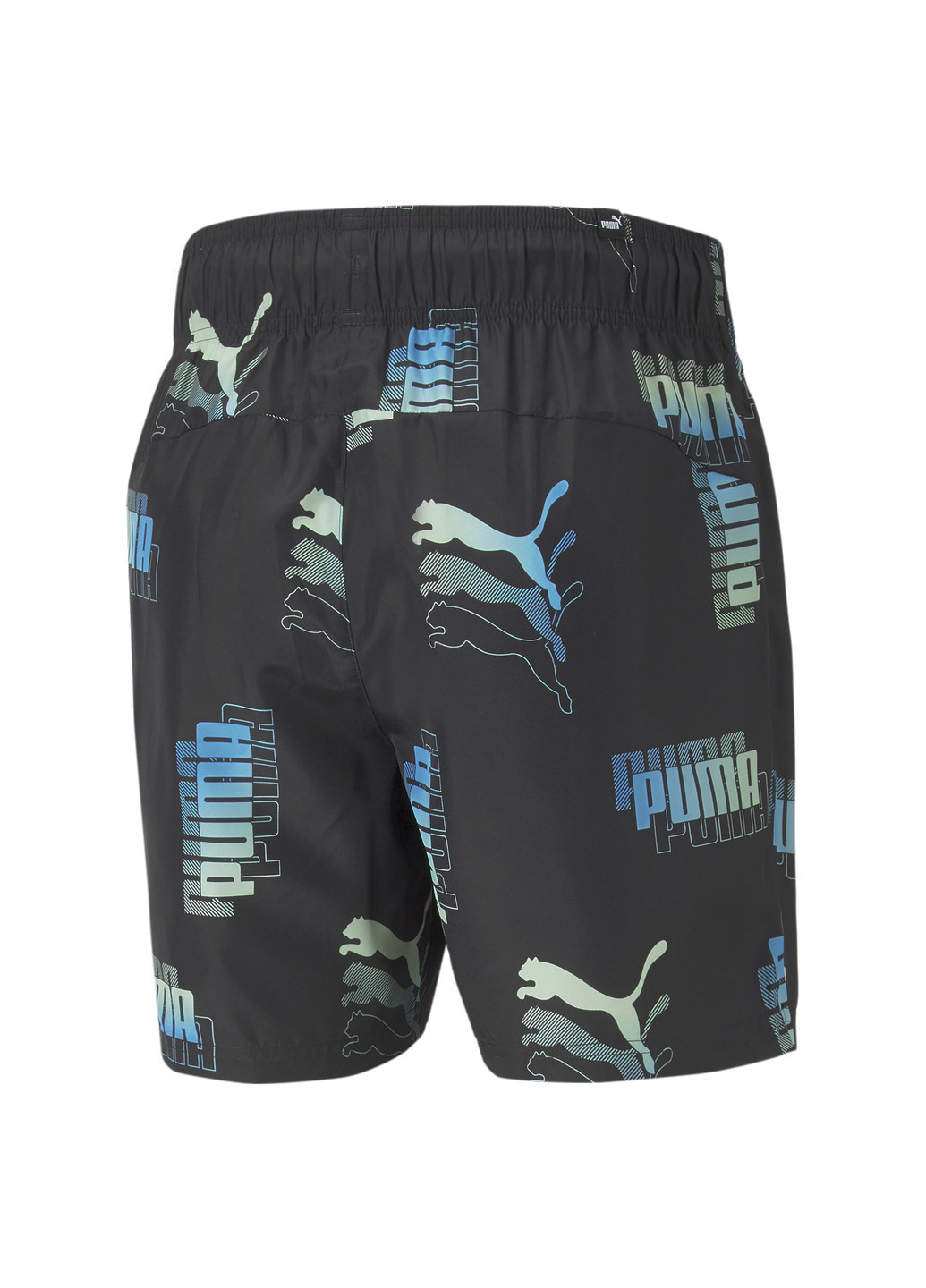 Шорты Power Summer Printed Men’s Shorts Puma однотонные чёрные спортивные полиэстер