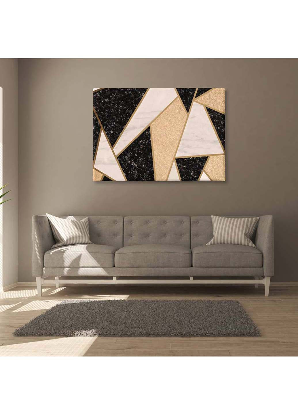 Картина Malevich Store Абстракция 30x60 см комбинированная