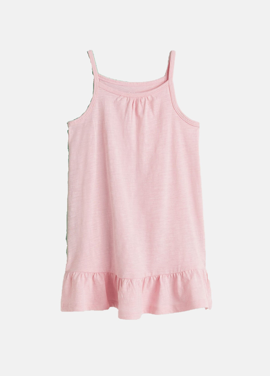 Світло-рожева кежуал сукня сукня-майка H&M однотонна