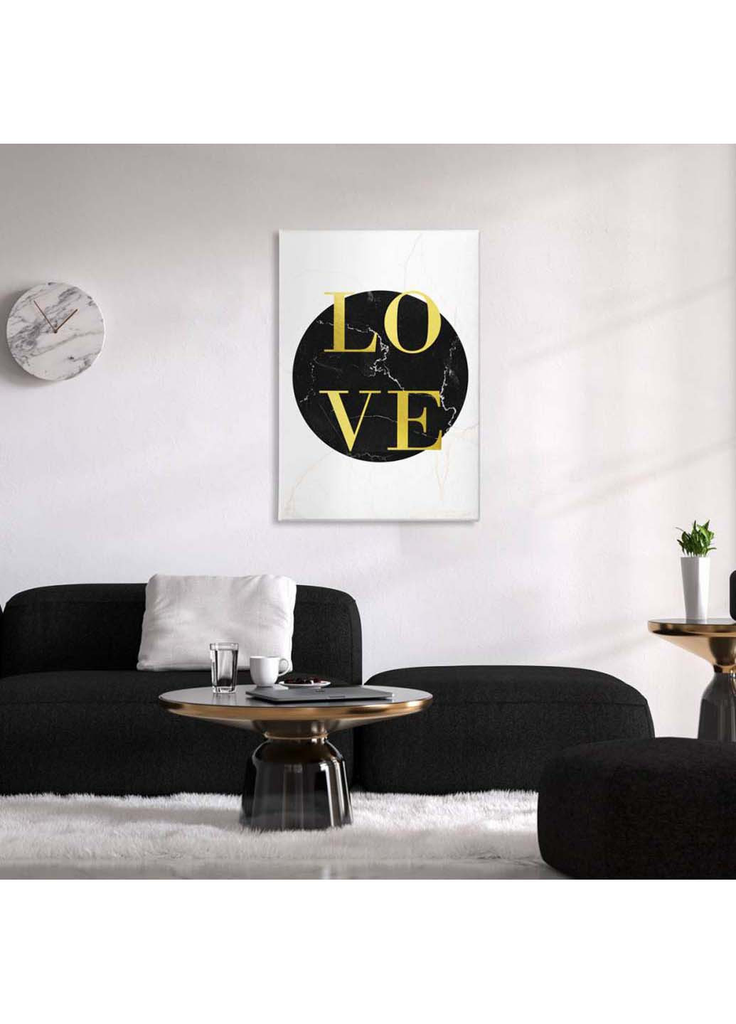 Картина Malevich Store LoVe 45x60 см комбинированная