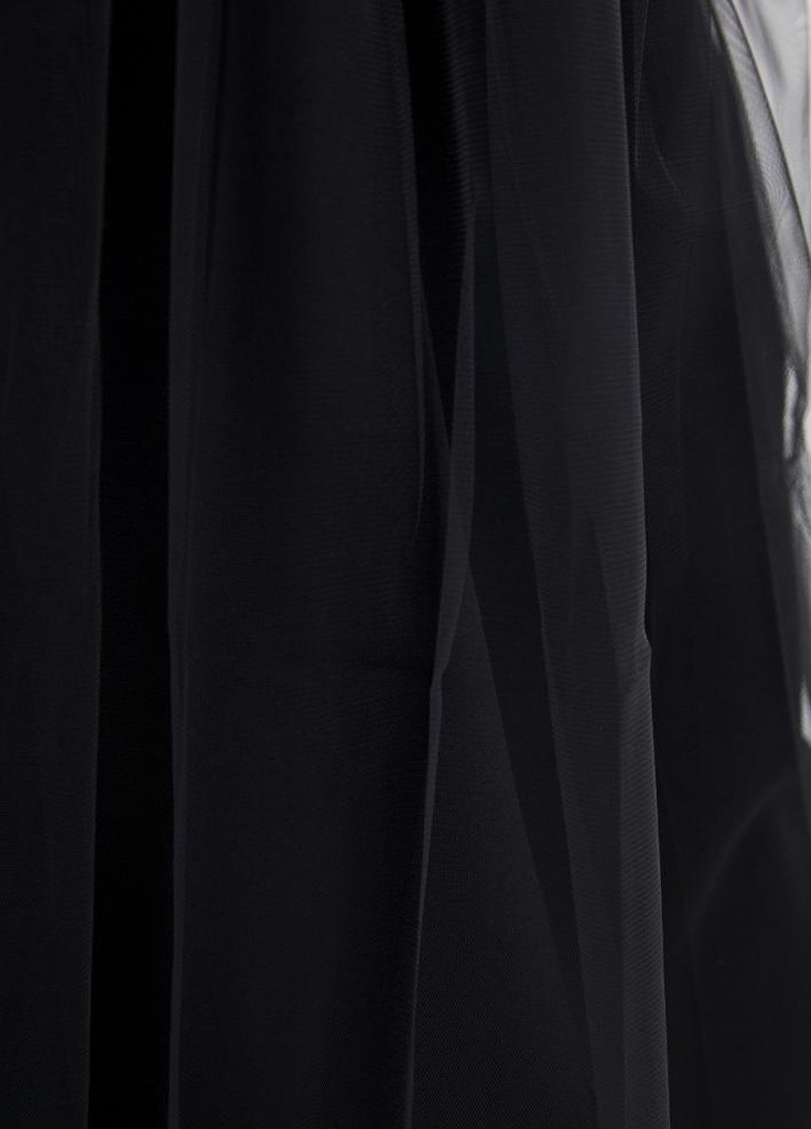 Черная кэжуал однотонная юбка Podium тюльпан