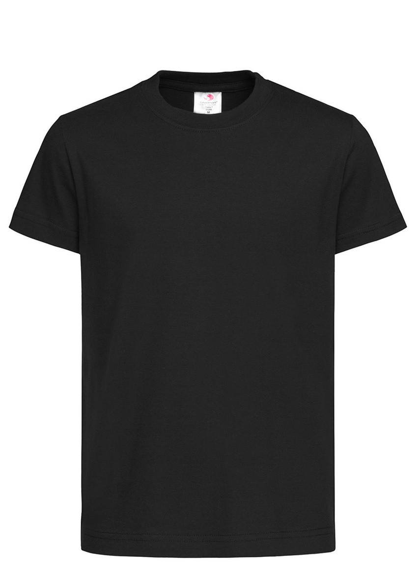 Черная демисезонная футболка st2200-blo детская classic-t kids black opal Stedman