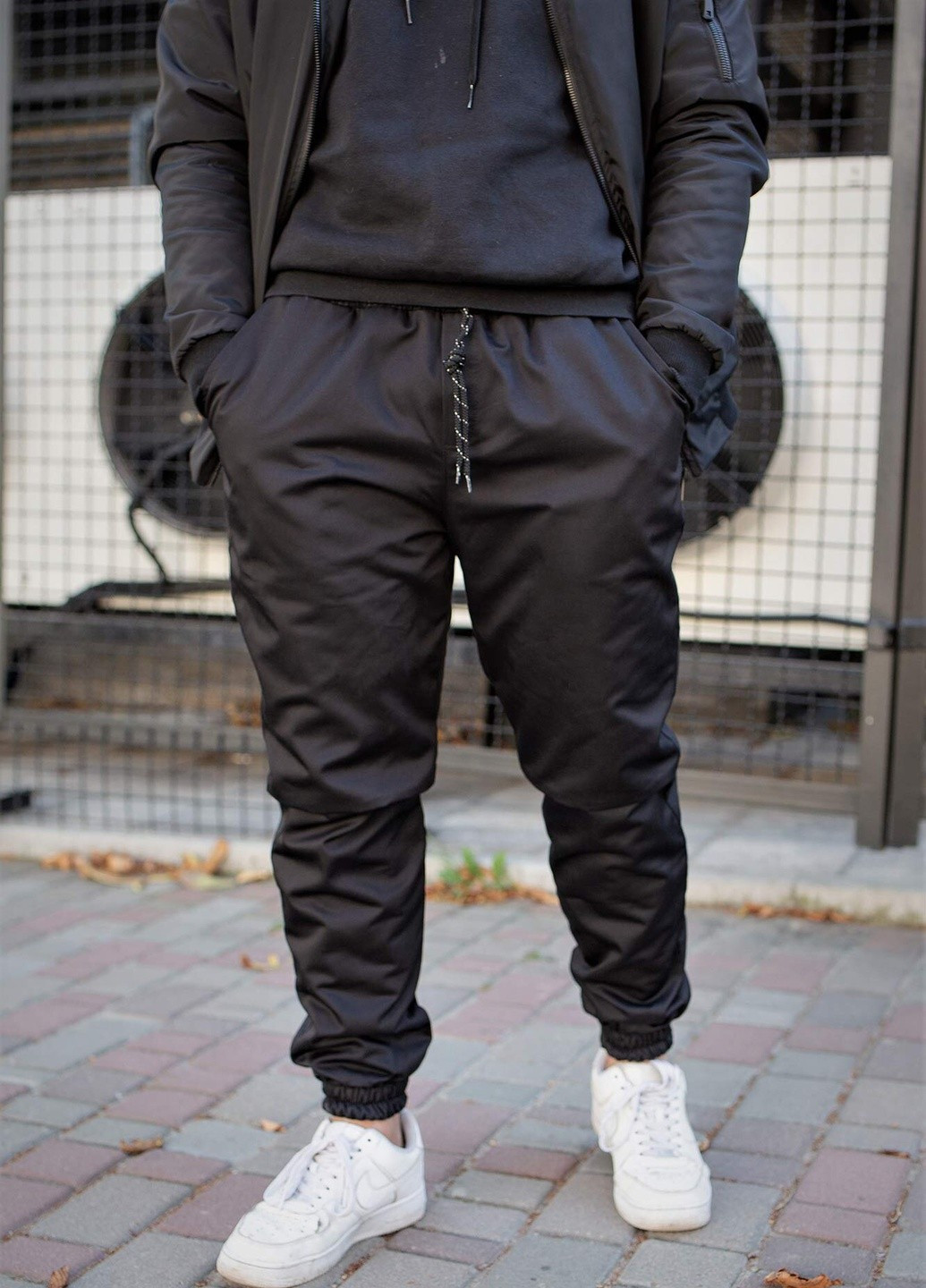 Черные кэжуал зимние джоггеры брюки Without
