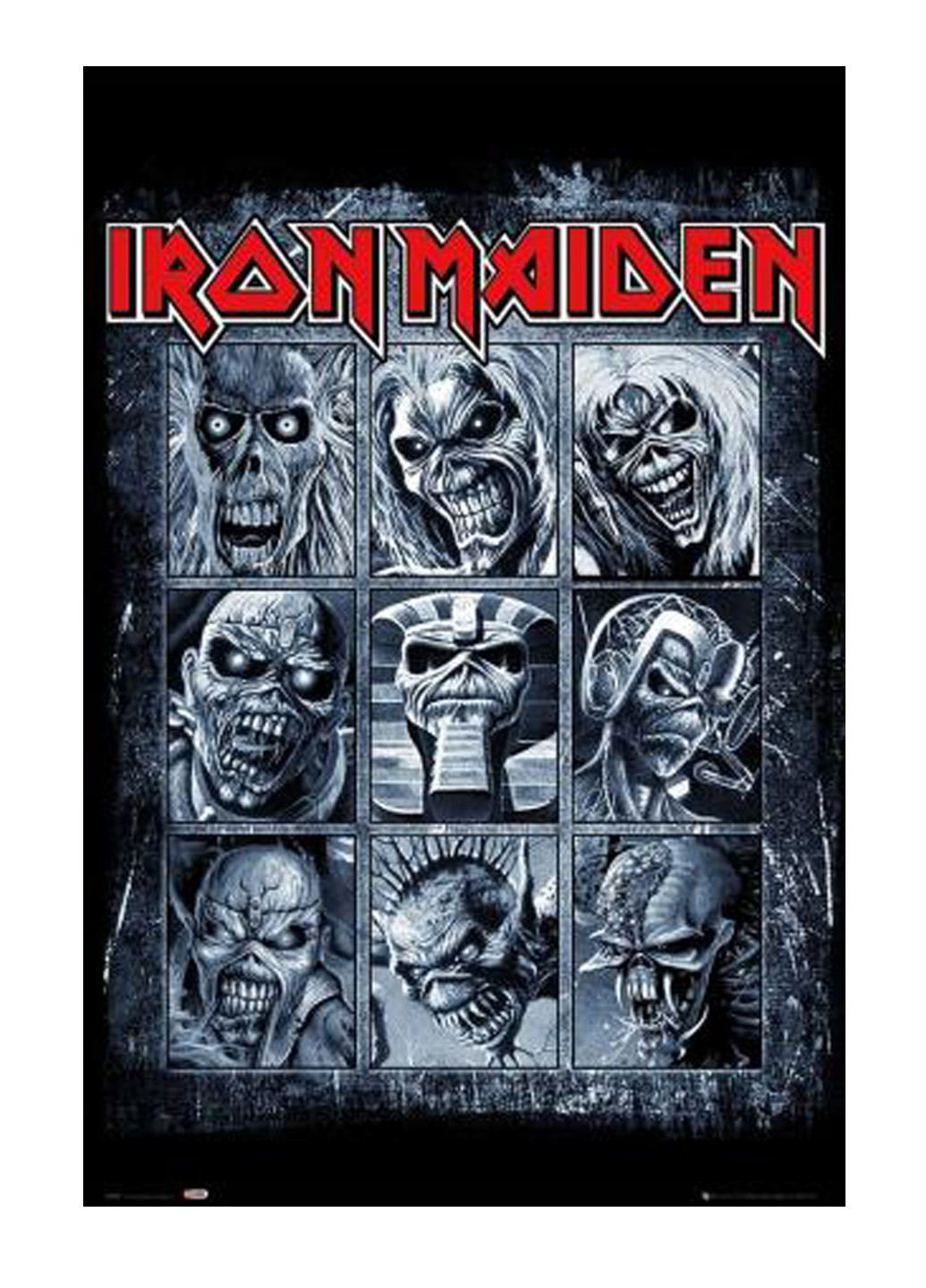Постер GB eye Iron Maiden - Eddies Gbeye комбинированная