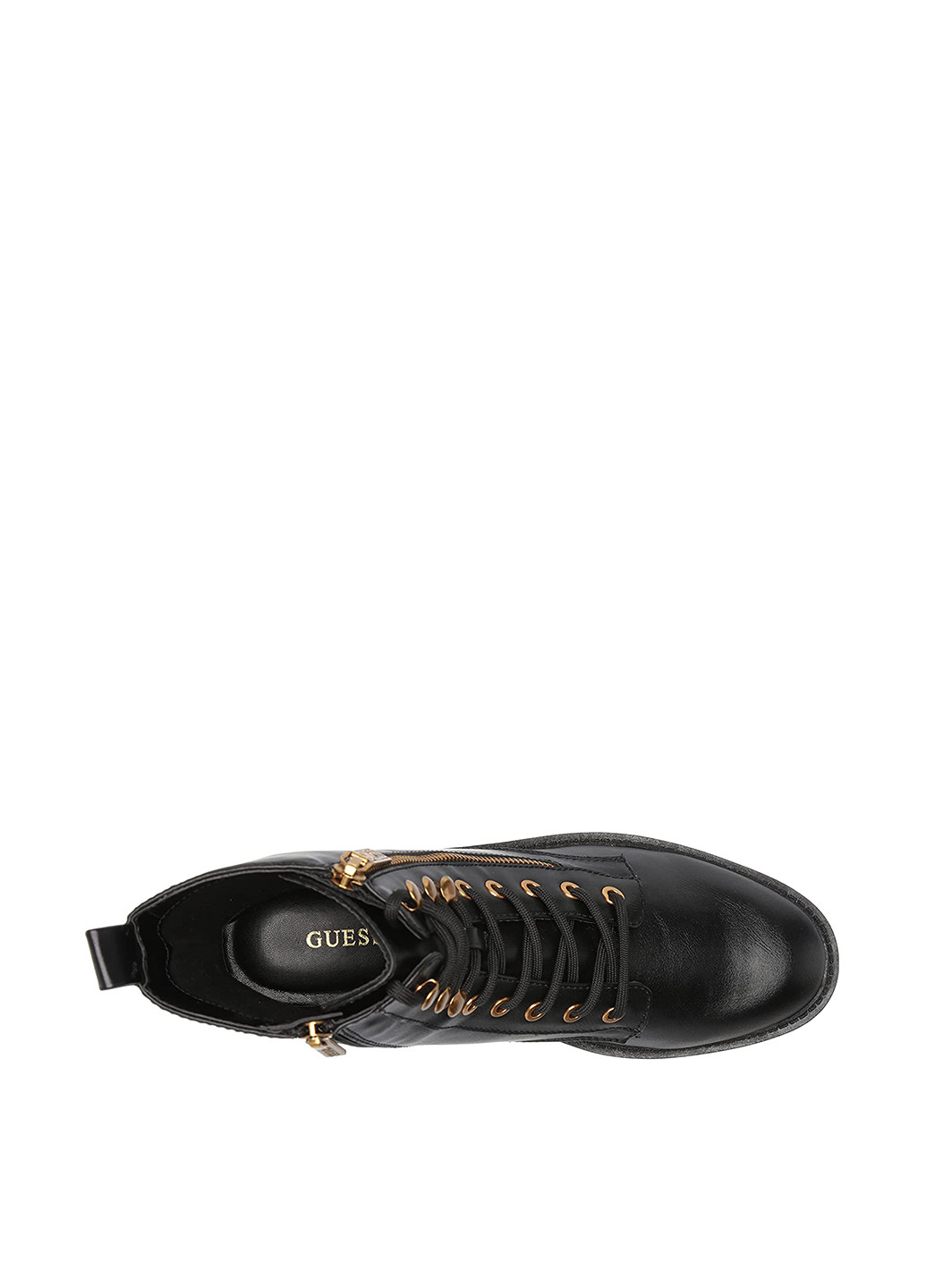 Осенние ботинки берцы Guess со шнуровкой, с молнией из искусственной кожи