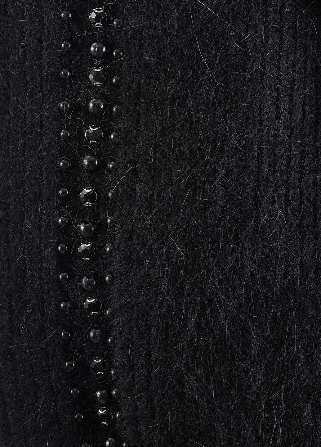 Шапка женская шерстяная зимняя вязаная бини Regina Notte бини однотонная чёрная акрил