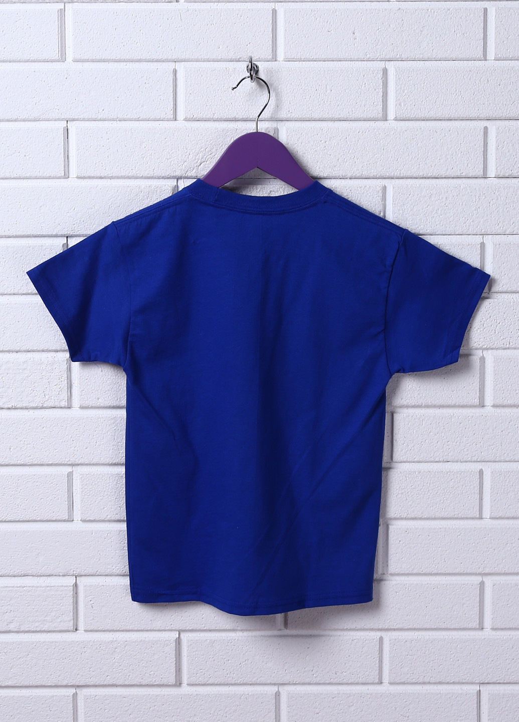 Синяя летняя футболка Hanes