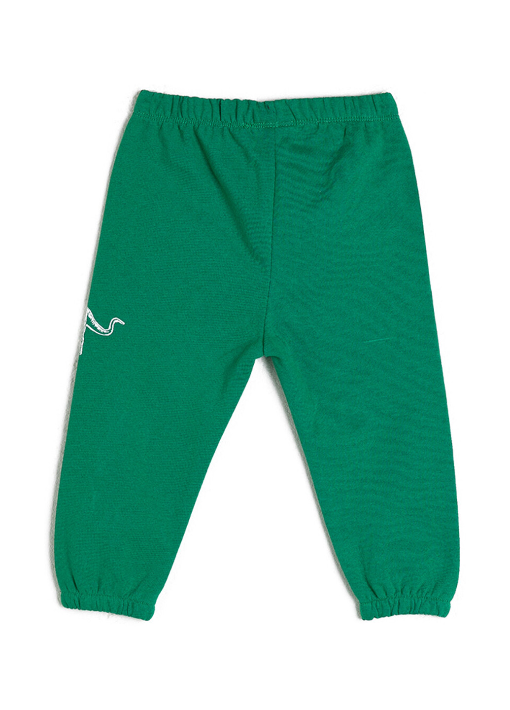 Штани KOTON джогери зелені спортивні бавовна, трикотаж