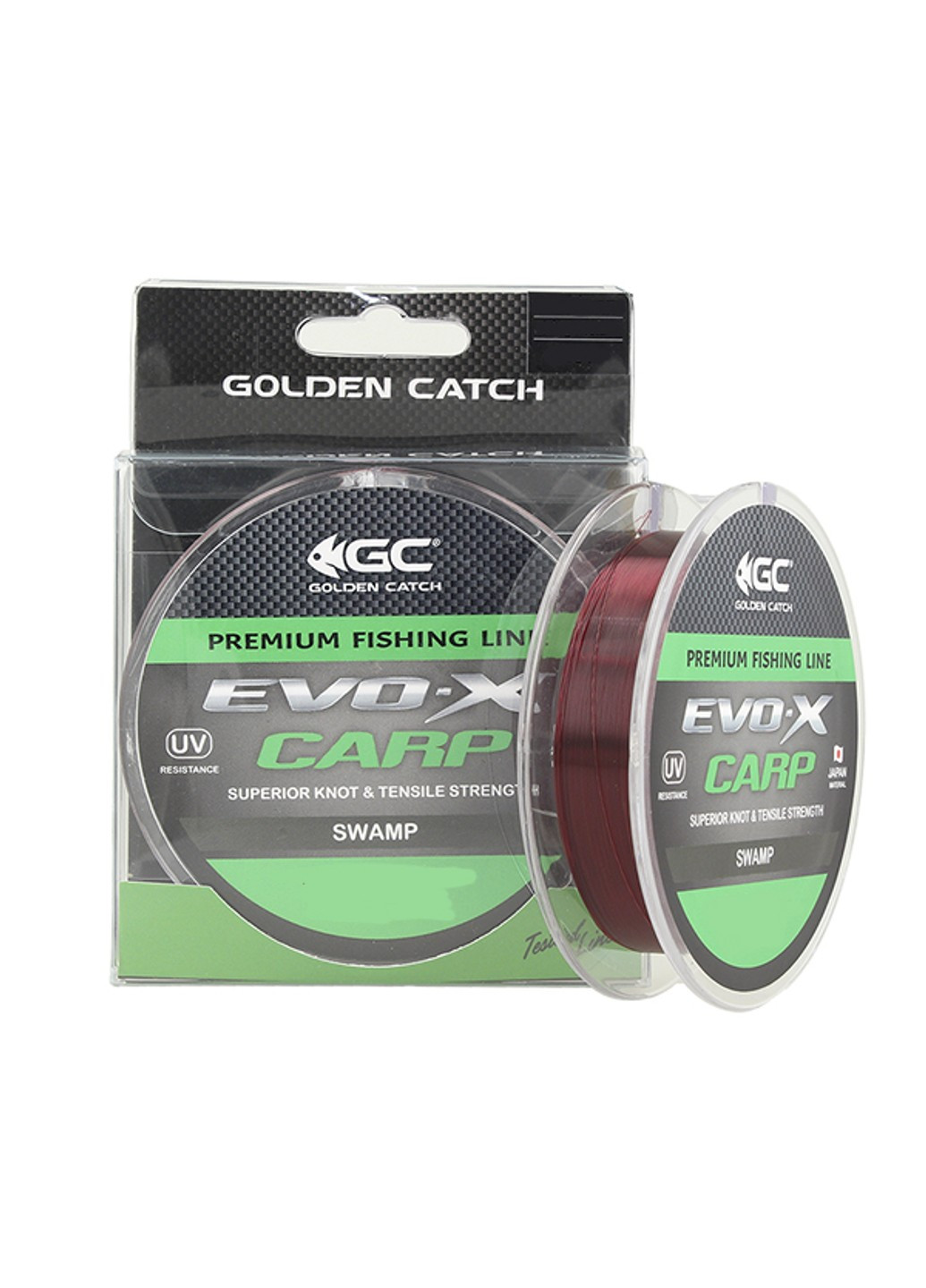 Волосінь GC Evo-X Carp SWP Golden Catch червона