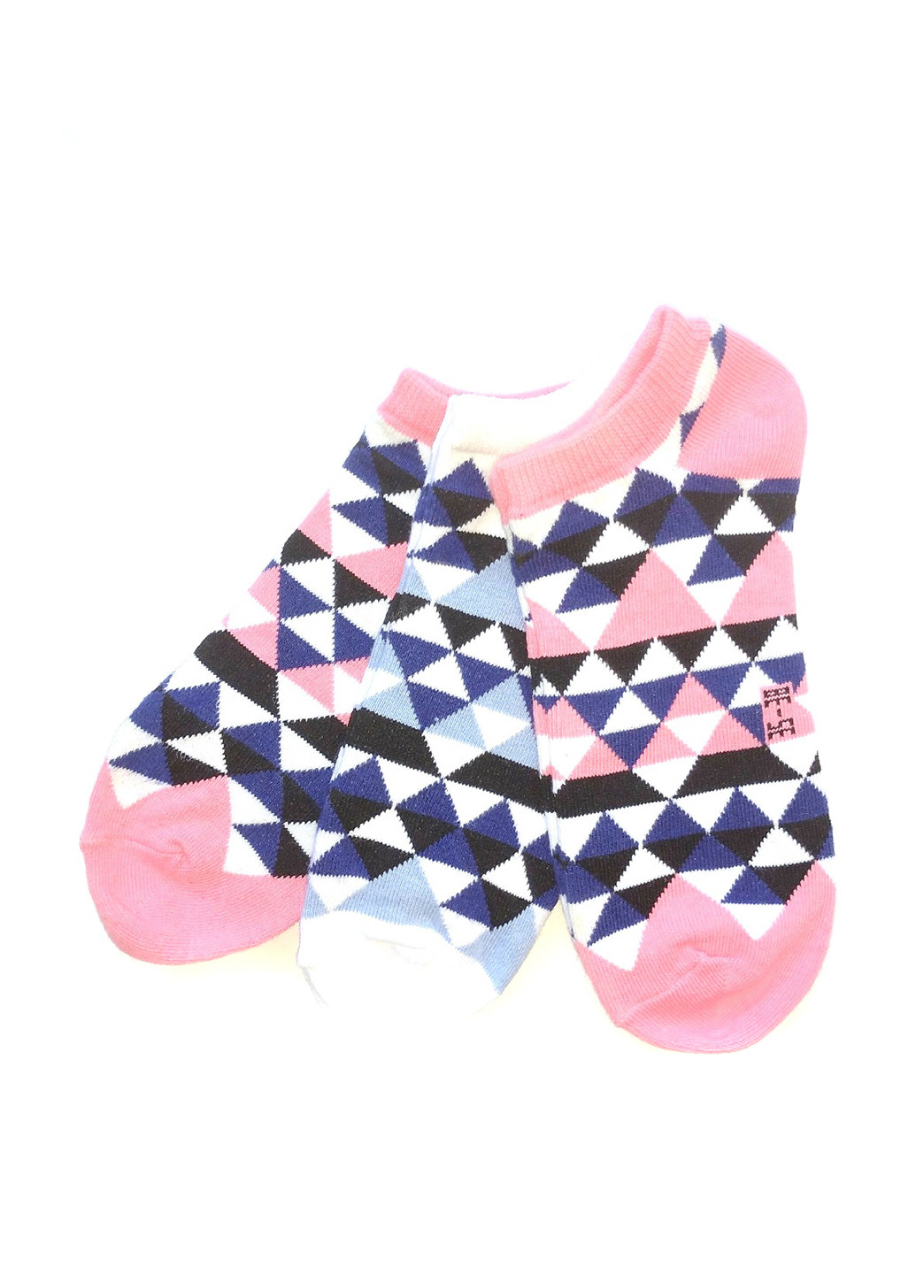 Шкарпетки (3 пари) Pepperts геометричні комбіновані повсякденні