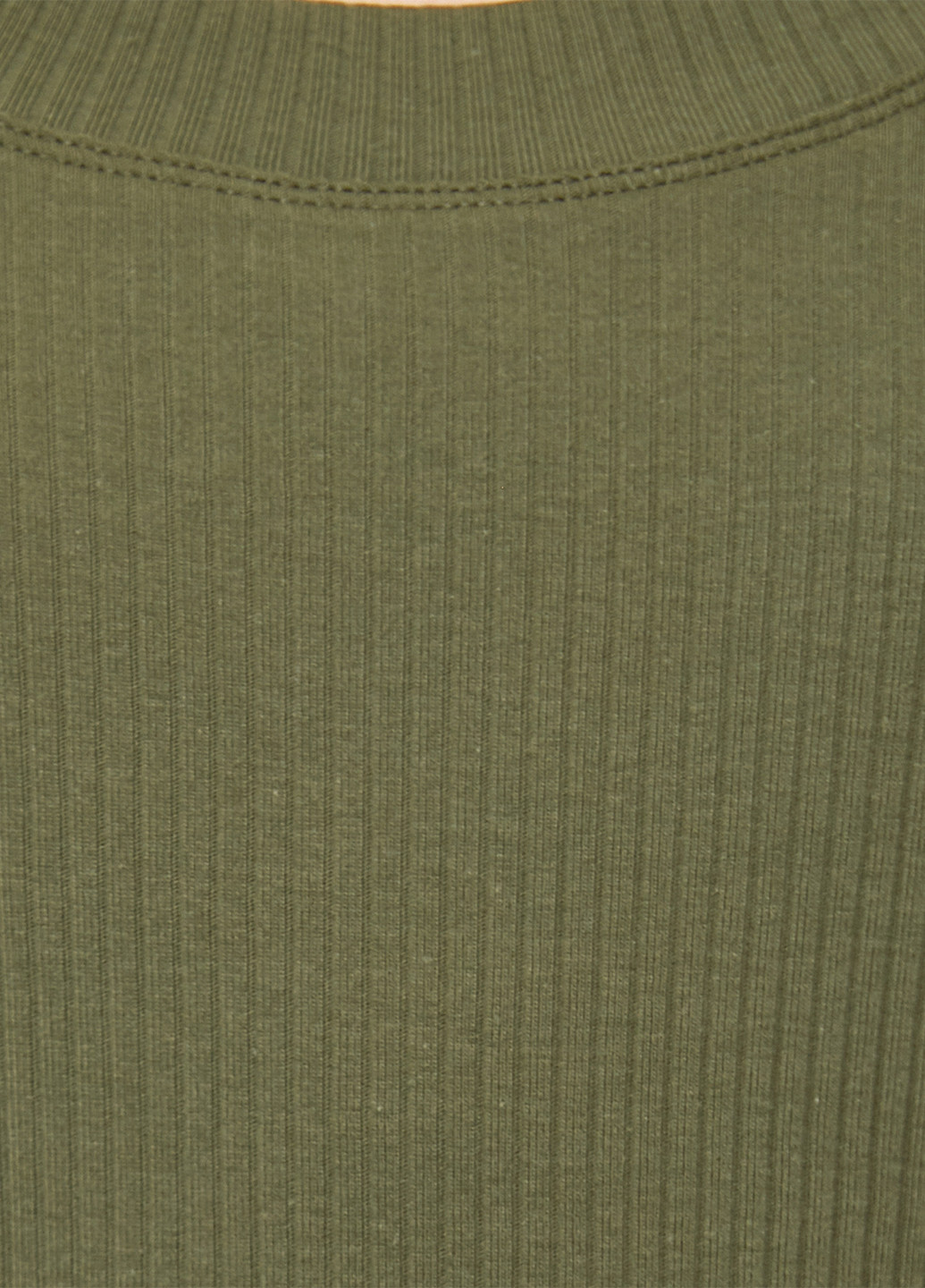 Оливковая (хаки) летняя футболка KOTON