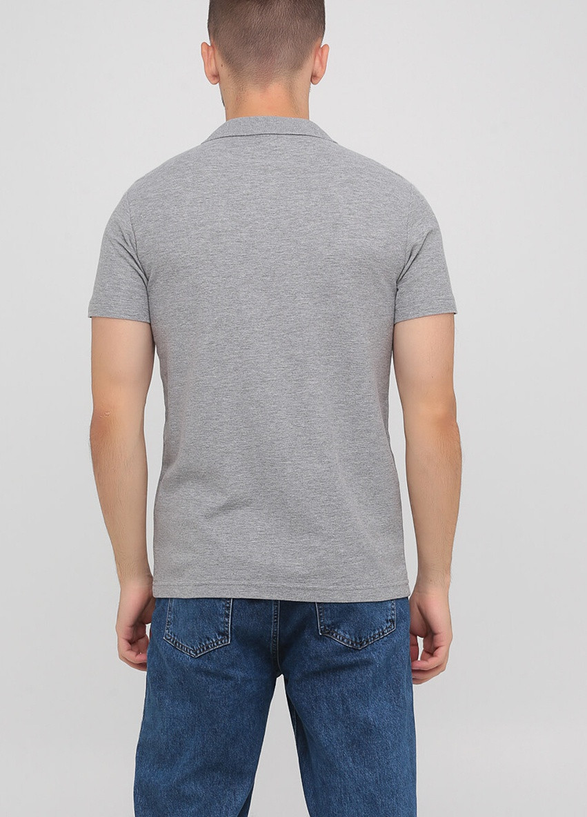 Серая футболка-мужское хлопковое поло с коротким рукавом для мужчин Stedman однотонная