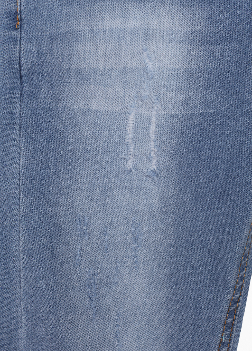 Голубые демисезонные зауженные джинсы Cemix