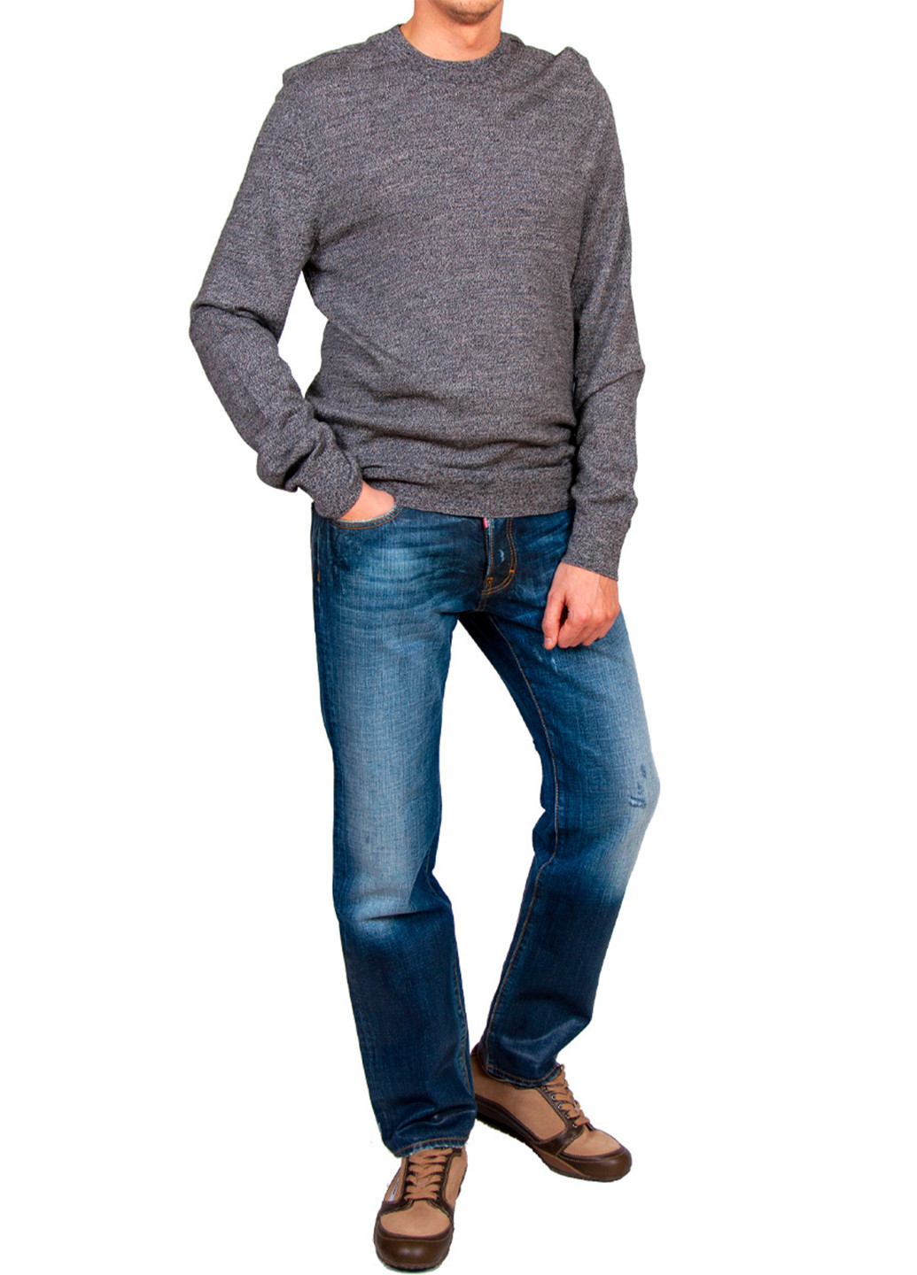 ▻ [4042] грн • Синие прямые Мужские джинсы Dsquared ▷ купить в ᴋᴀꜱᴛᴀ ✓ Киев,  Украина (203521763)