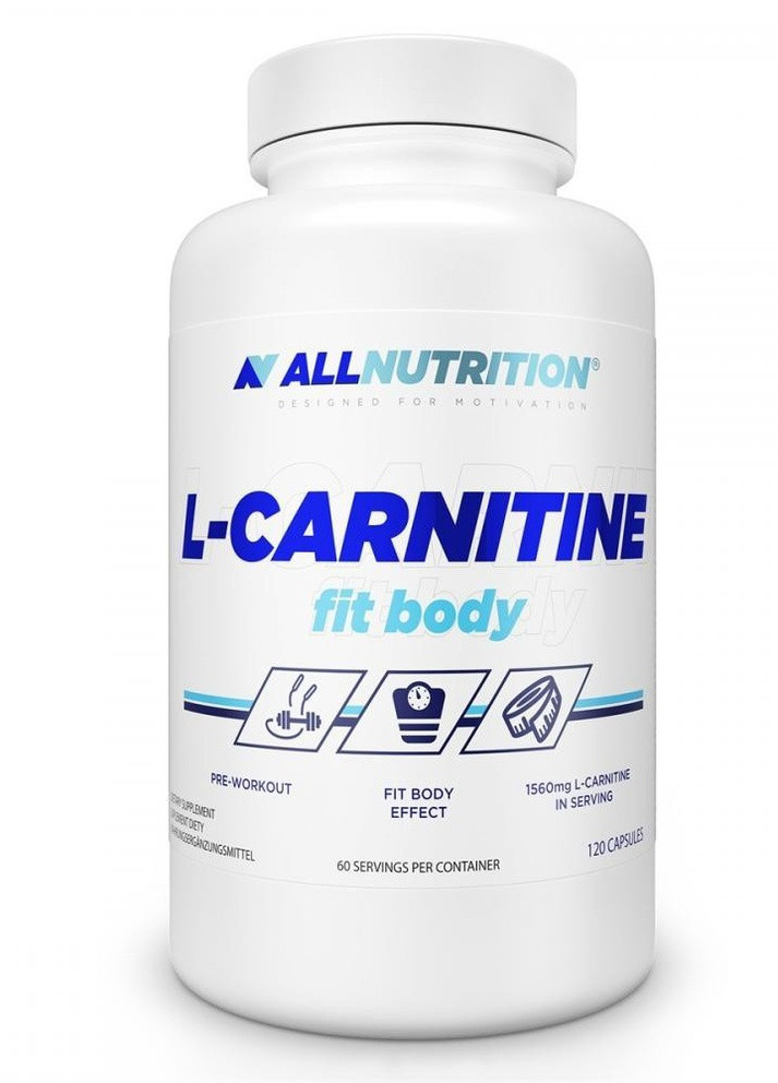 Жиросжигатель L-карнитин L-Carnitine Fit Body 120caps Allnutrition комбинированная