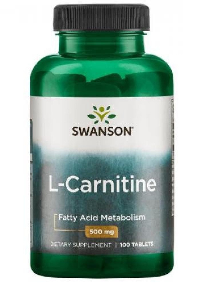 Жиросжигатель L-карнитин L-Carnitine 500mg 100caps Swanson комбинированная