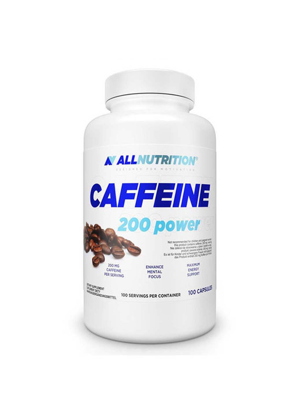 Комплексный жиросжигатель Caffeine 200 100 Caps Allnutrition