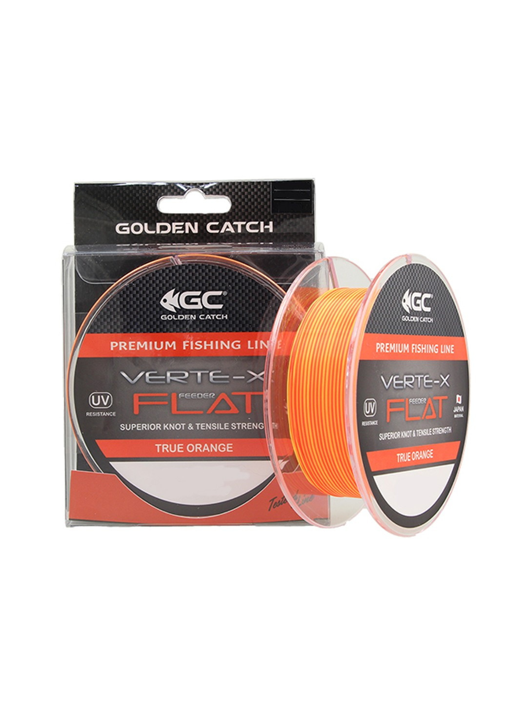 Волосінь GC Verte-X Flat TO Golden Catch помаранчева