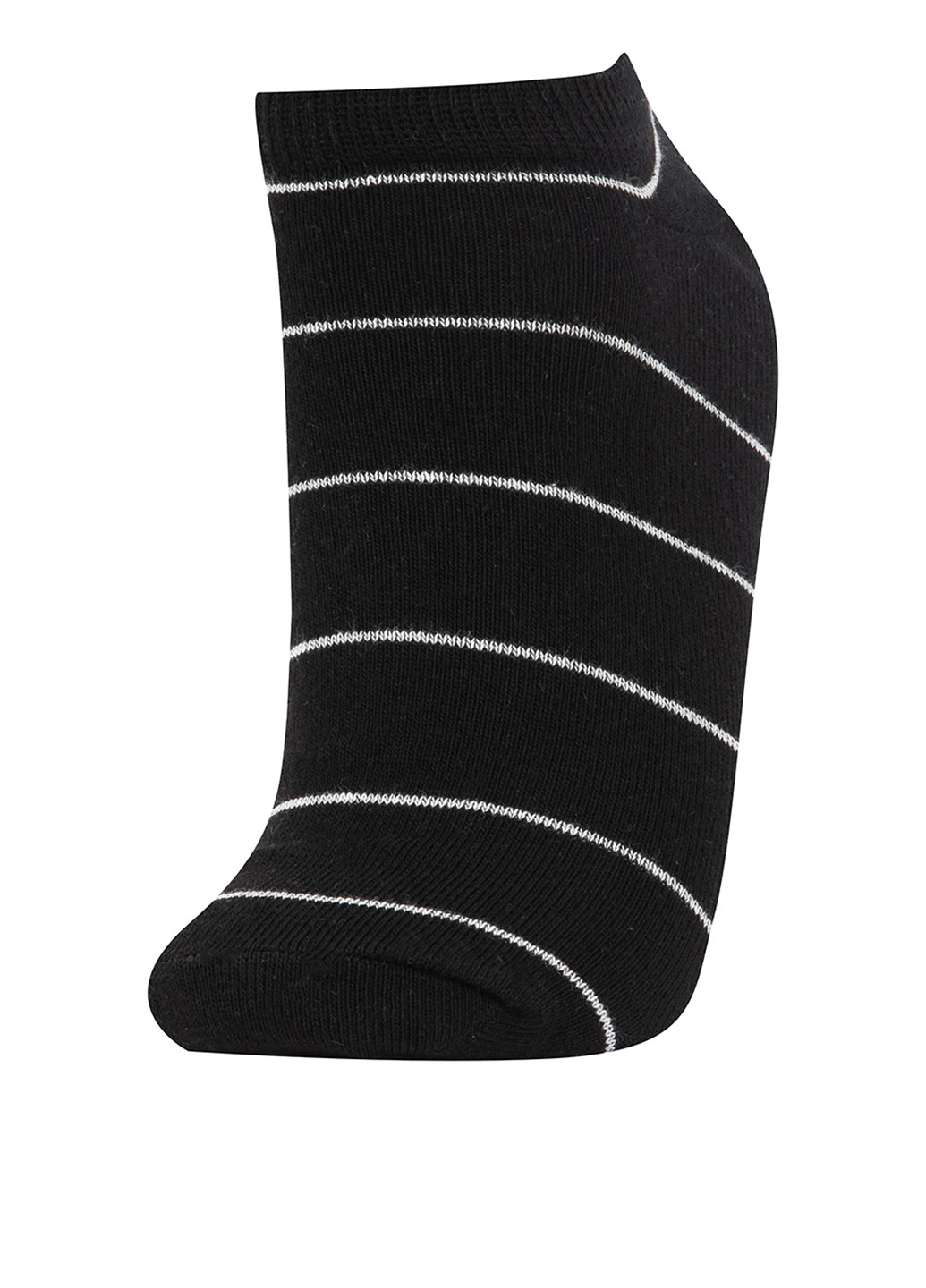Шкарпетки (3 пари) DeFacto чорно-білі кежуали