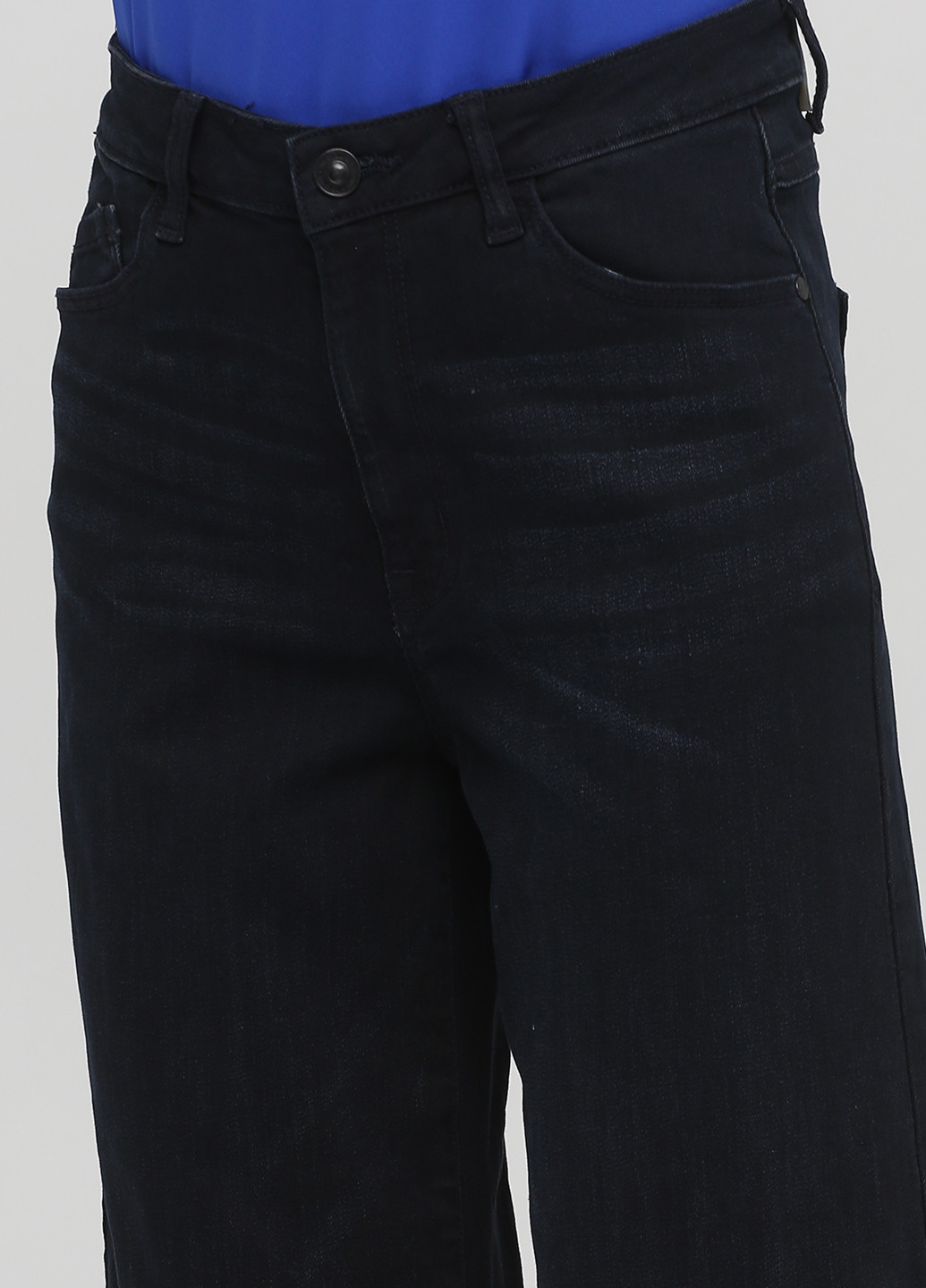 Джинси C&A кюлоти однотонні чорні джинсові бавовна