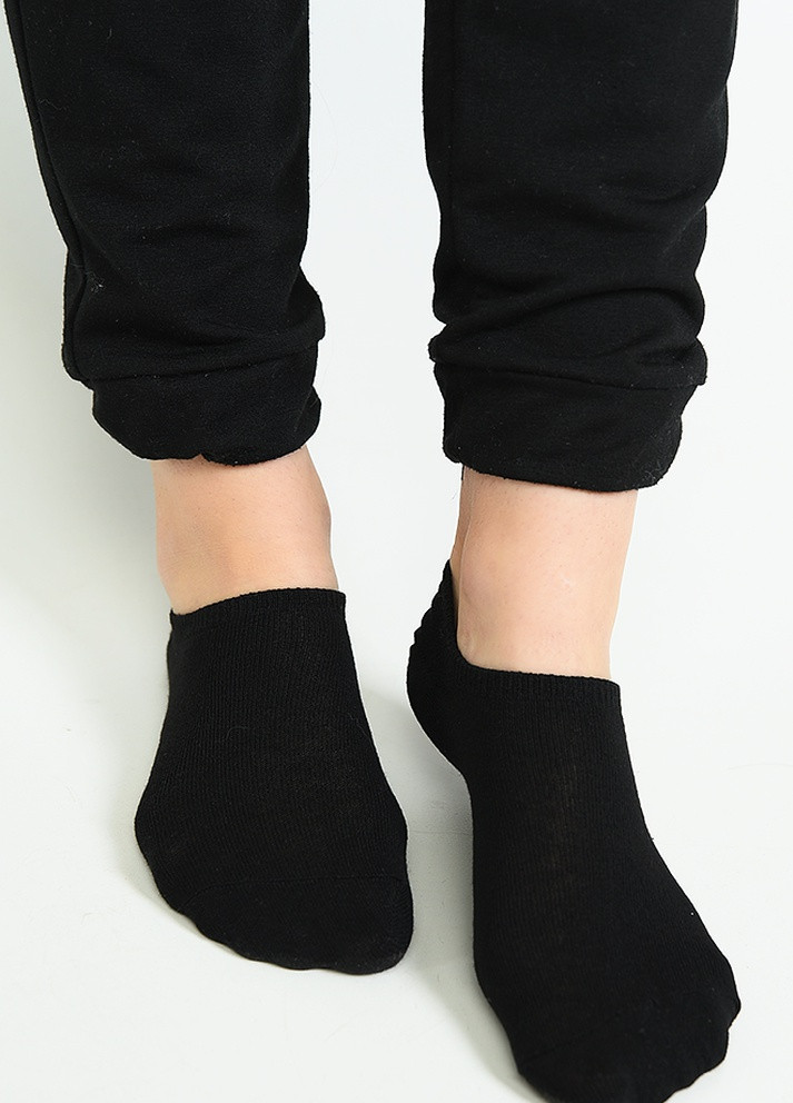 Шкарпетки Let's Shop однотонні чорні спортивні