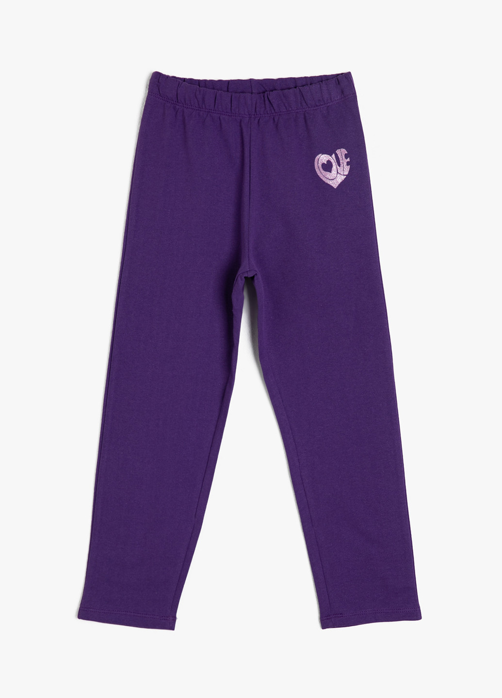 Фиолетовые кэжуал демисезонные зауженные брюки KOTON