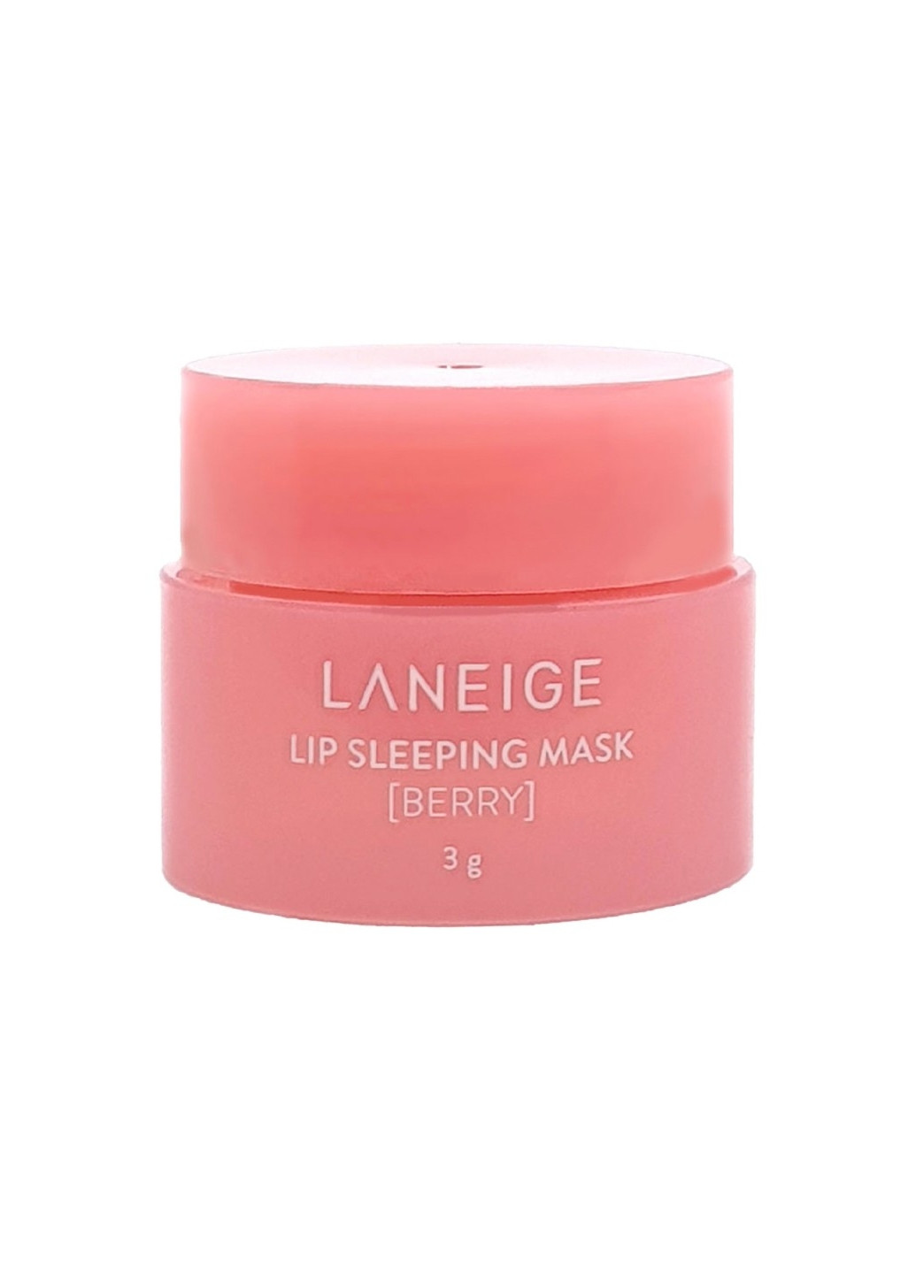 Бальзам-маска LIP SLEEPING MASK, що відновлює для губ на ягідних екстрактах, 3 г LANEIGE рожевий