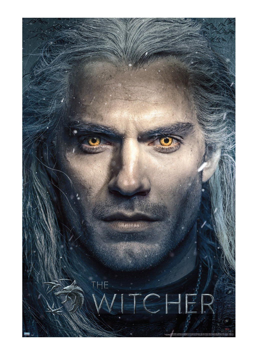 Постер GB eye The Witcher TV - Close Up Gbeye комбинированная