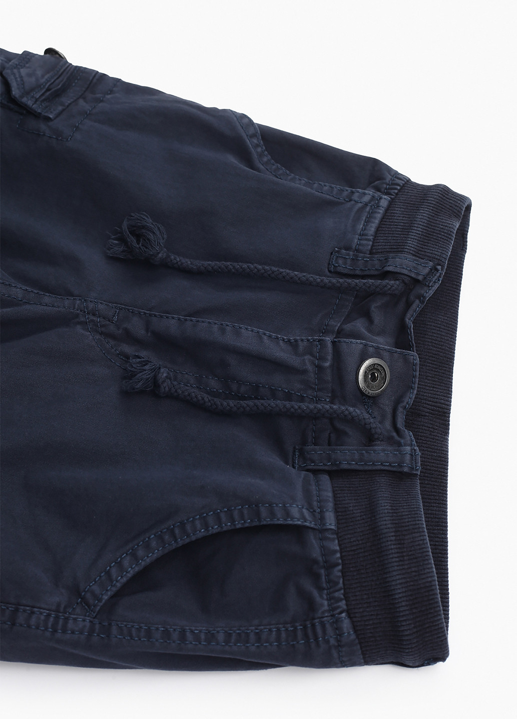 Темно-синие кэжуал демисезонные брюки карго S&D