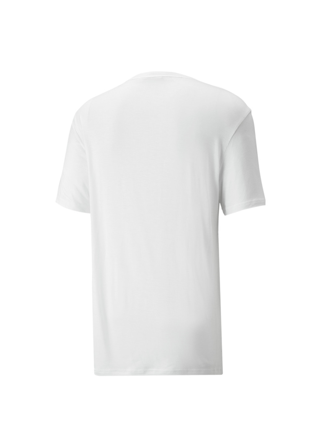 Белая демисезонная футболка classics splitside men's tee Puma