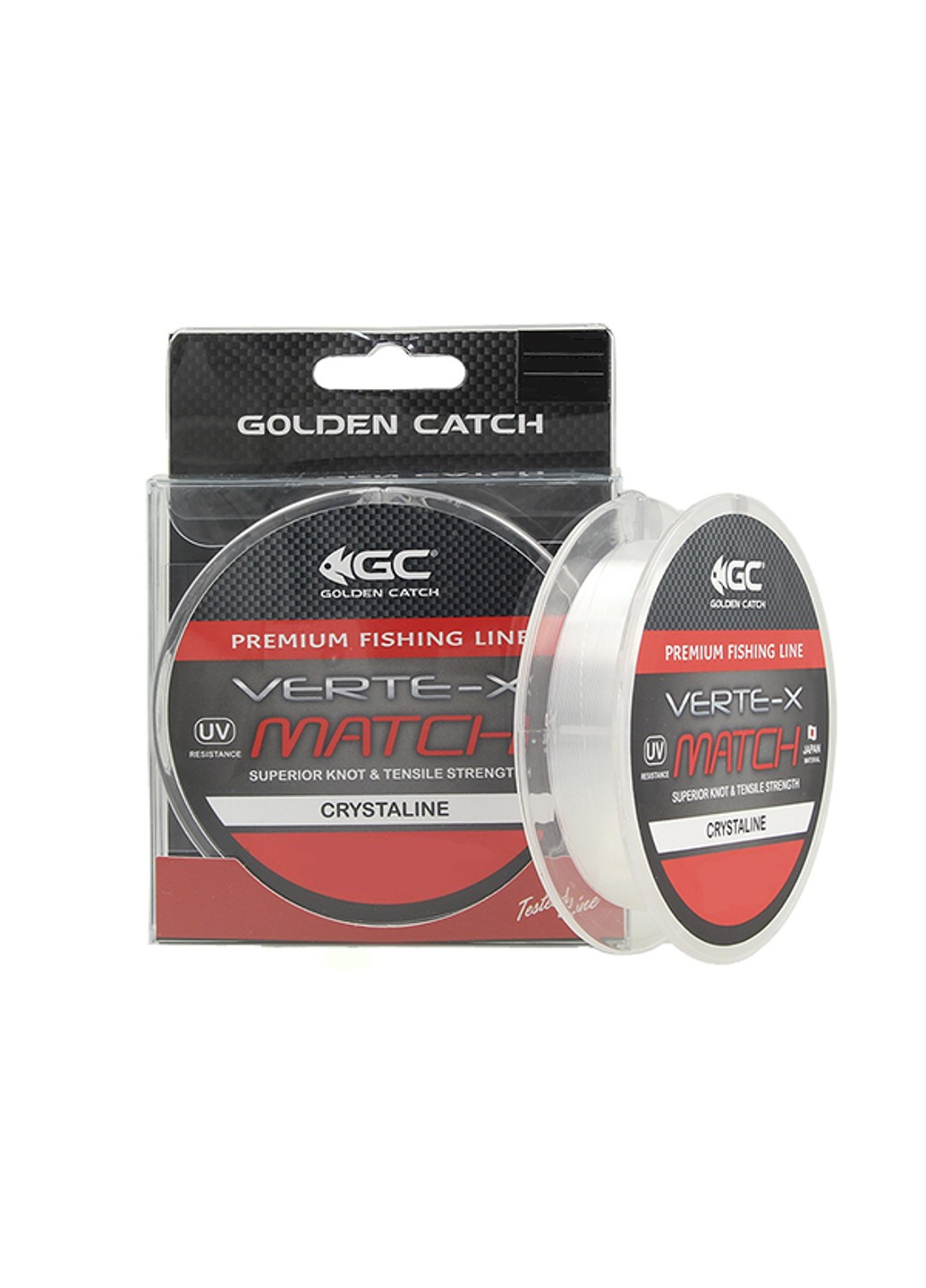 Волосінь GC Verte-X Match CRL Golden Catch безбарвна