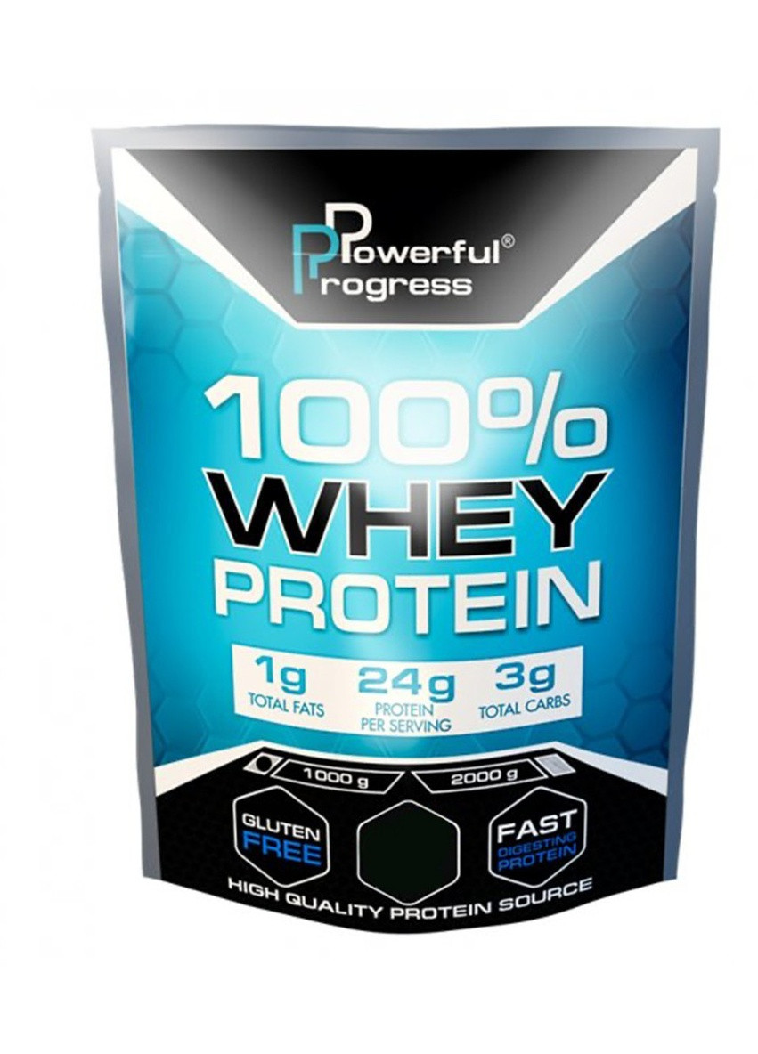 Протеїн 100% Whey Protein Instant 1000g Hazelnut Powerful Progress комбінована