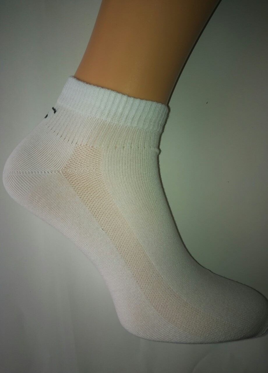 Шкарпетки Нова пара 432, спорт 39-41р. колір-джинс НОВА ПАРА коротка висота з ущільненім носком однотонні білі спортивні