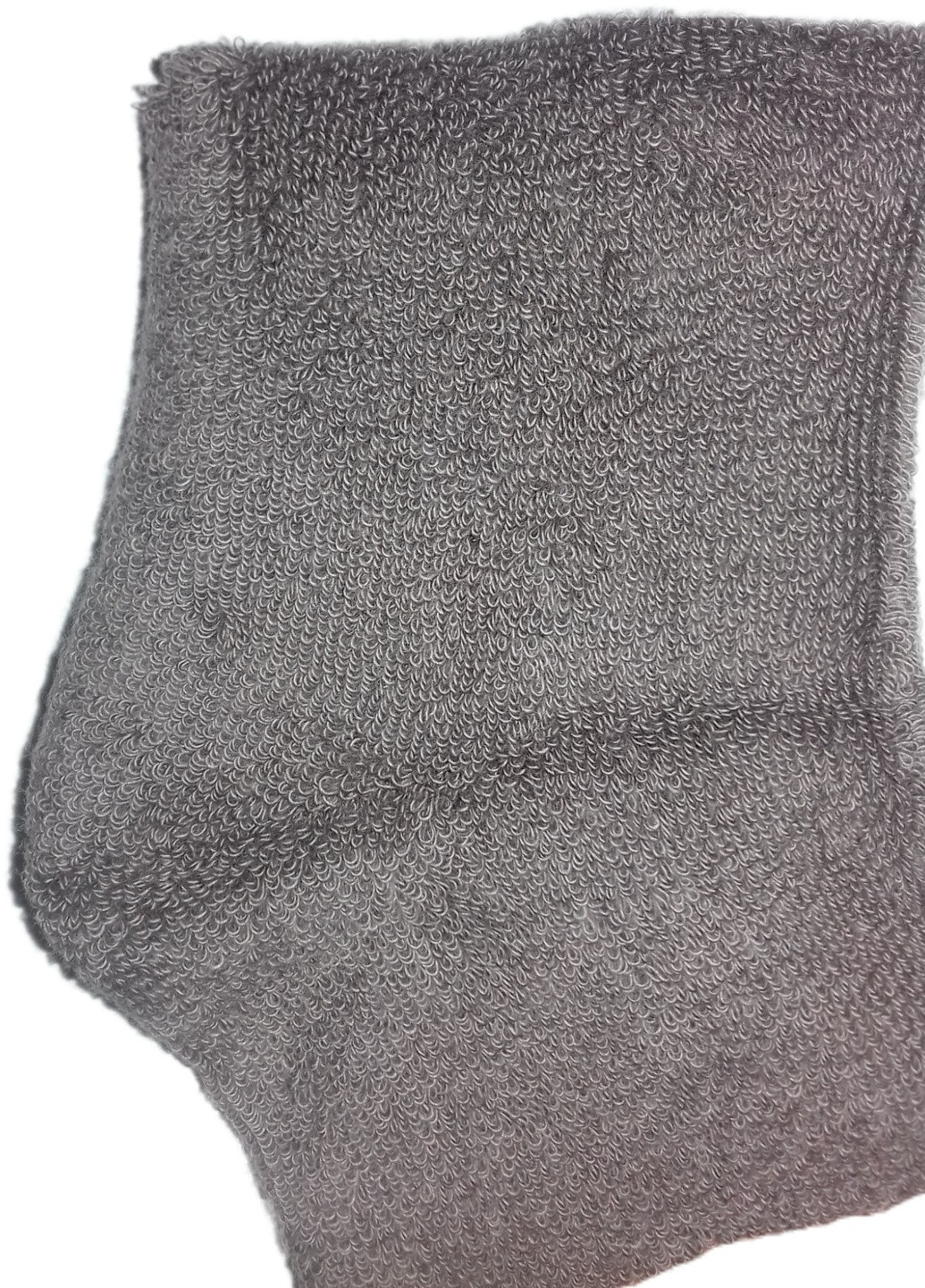Шкарпетки чоловічі ТМ "Нова пара" плюш 411 середня висота НОВА ПАРА з ущільненім носком однотонні темно-сірі повсякденні