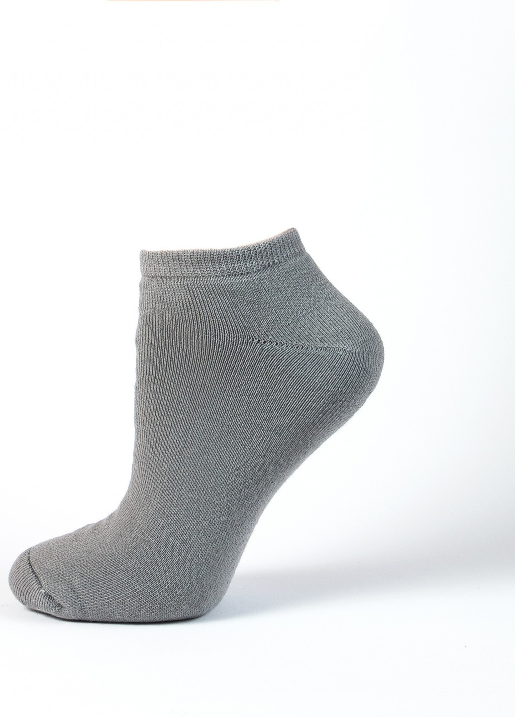Шкарпетки плюш ТМ "Нова пара" коротка висота 108 НОВА ПАРА Короткая світло-сірі повсякденні