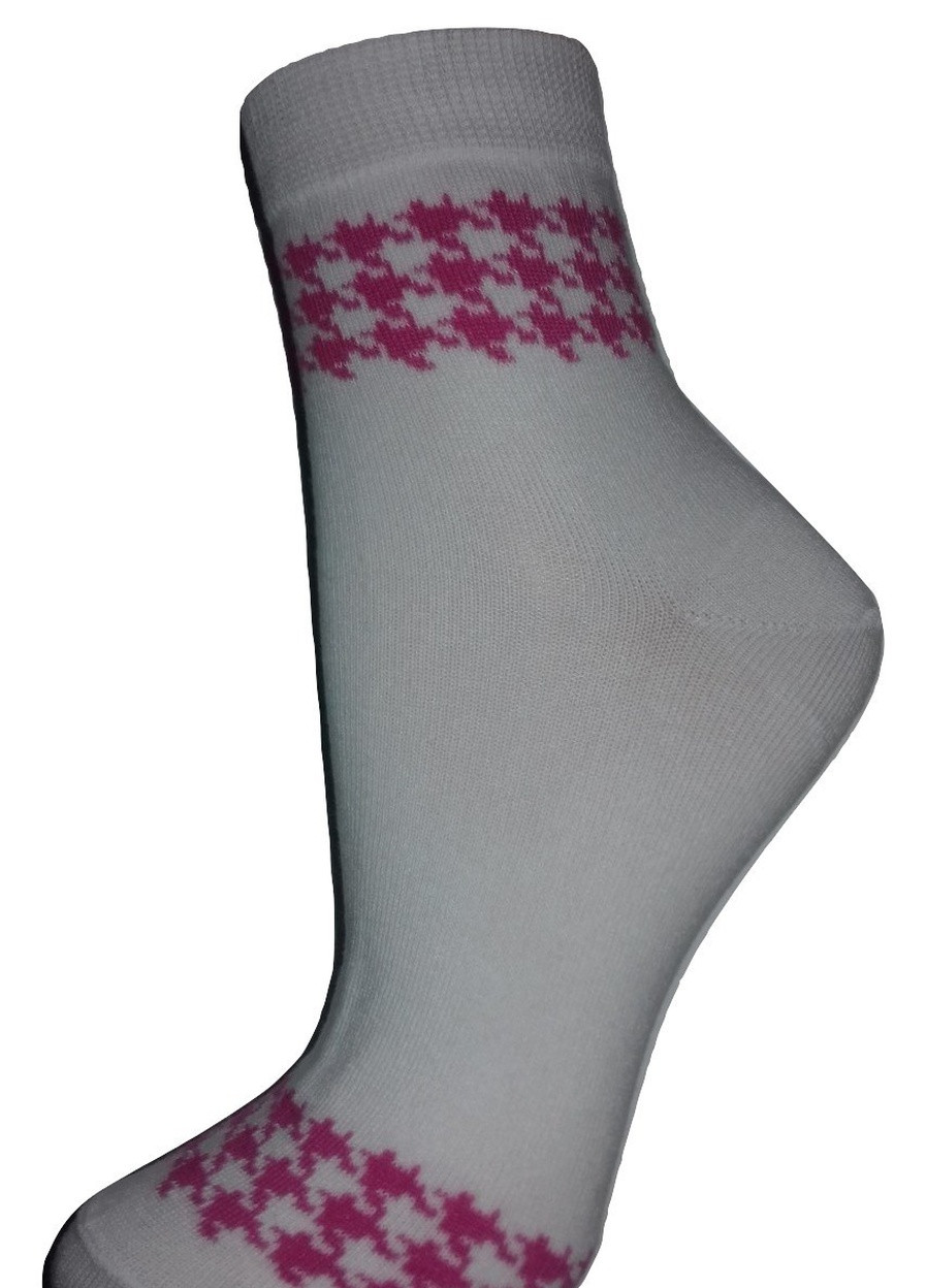 Шкарпетки ТМ "Нова пара" 141 середня висота НОВА ПАРА білі повсякденні