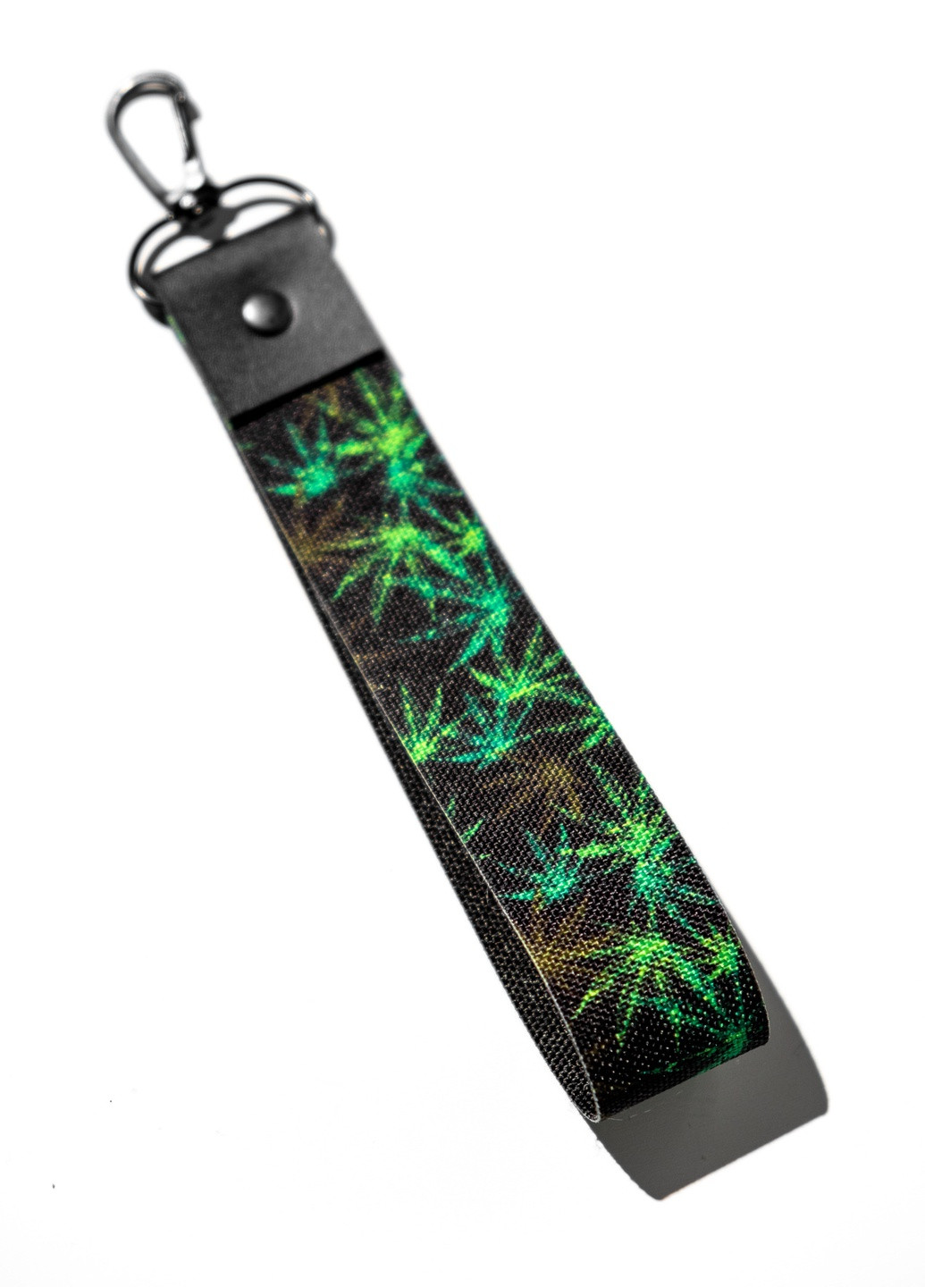 Брелок Cannabis Without анималистичный зелёный текстиль