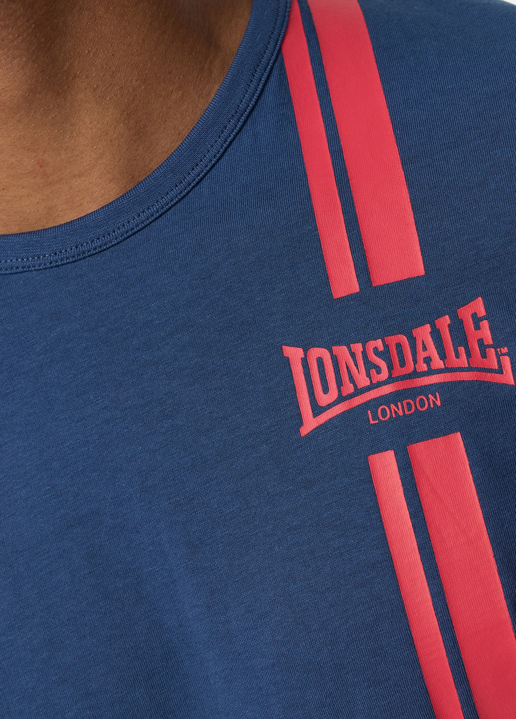 Синяя демисезонная футболка Lonsdale INVERBROOM