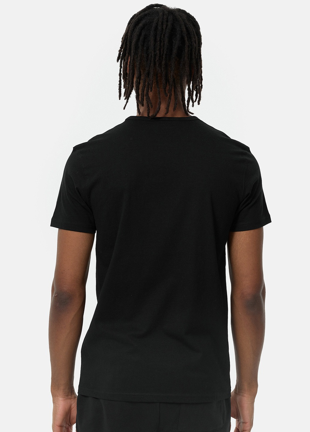 Чорна демісезонна футболка Lonsdale INVERBROOM