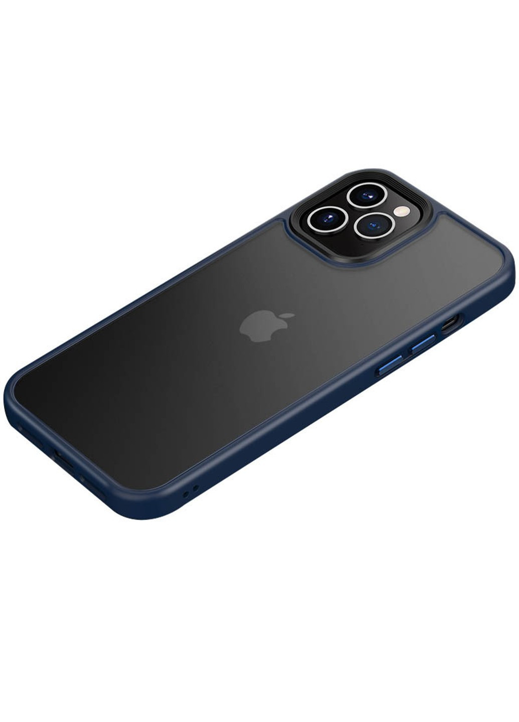 TPU+PC чохол Metal Buttons для Apple iPhone 12 Pro / 12 (6.1