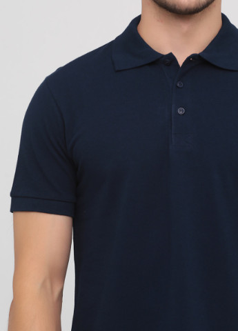 Темно-синяя футболка-мужское премиальное хлопковое поло с коротким рукавом для мужчин Stedman однотонная