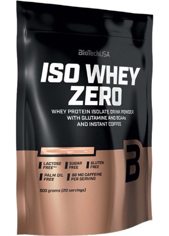 Протеин Iso Whey Zero 500 g 20 servings Coconut Biotechusa