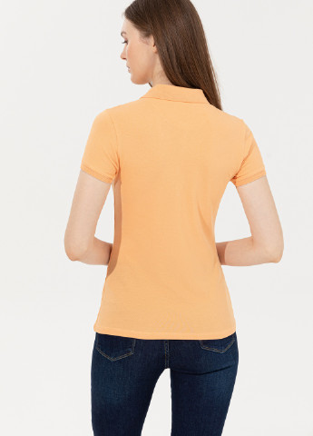 Оранжевая женская футболка-футболка U.S. POLO ASSN.