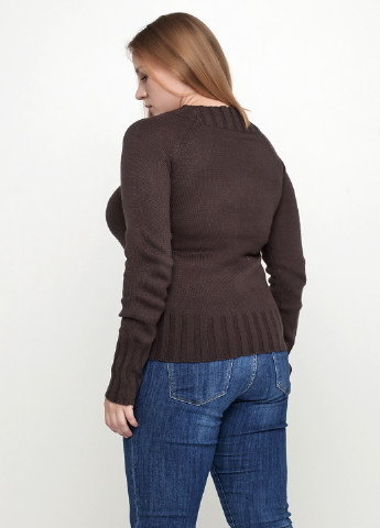 Коричневый демисезонный пуловер пуловер Redoute