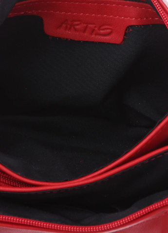 Сумка ARTiS Bags кросс боди однотонная красная кэжуал