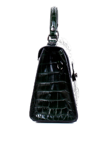 Сумка Bella Bertucci каркасная сумка однотонная темно-зелёная кэжуал