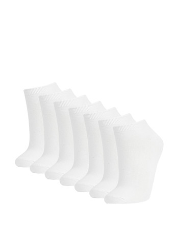 Шкарпетки (7 пар) DeFacto білі повсякденні