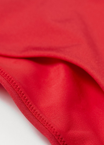 Купальні трусики H&M однотонні червоні пляжні
